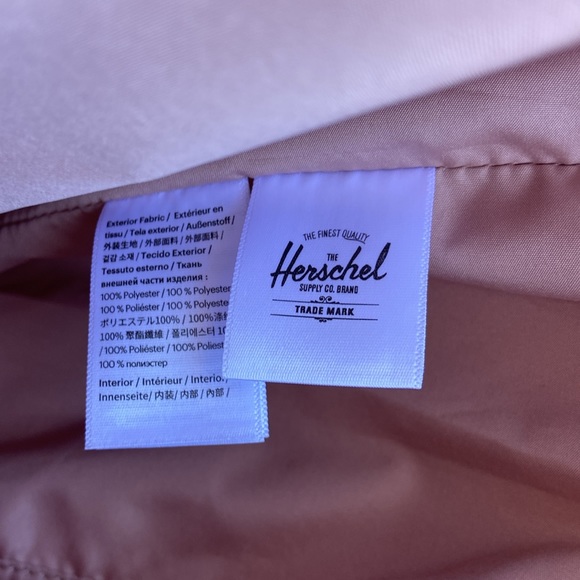 Herschel‎ Supply Co. rose colored canvas tote bag. - Picture 7 of 9